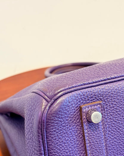 Hermes Togo Birkin 35 Iris