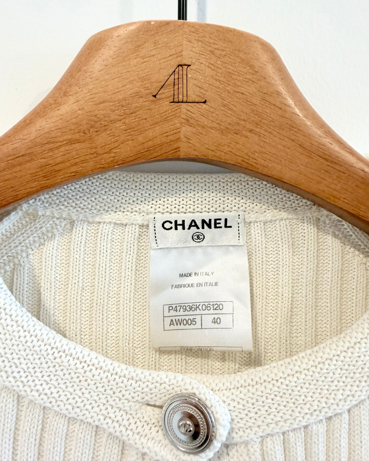 Chanel 05A Hoolow Knit Cardigan