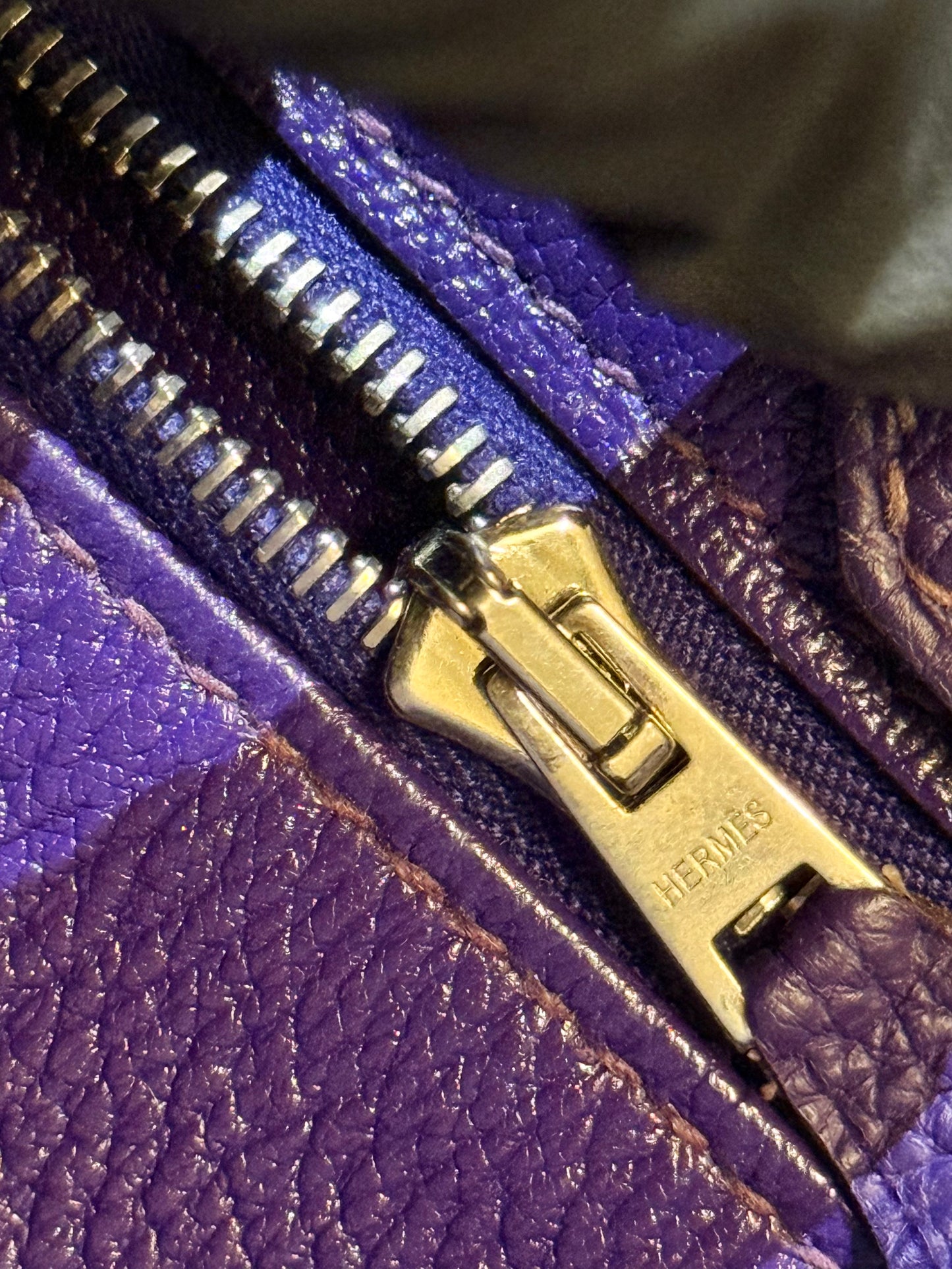 Hermes Togo Birkin 35 Iris