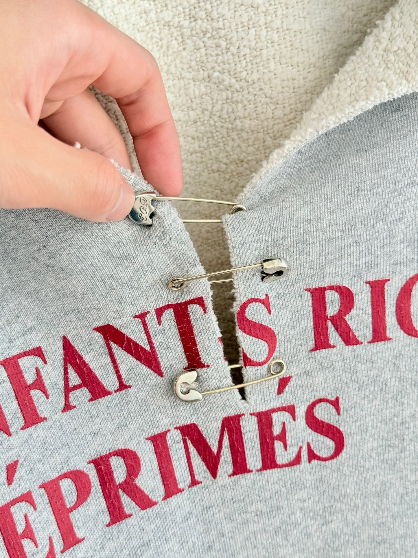 Enfants Riches Deprimes V Neck Logo Hoodie