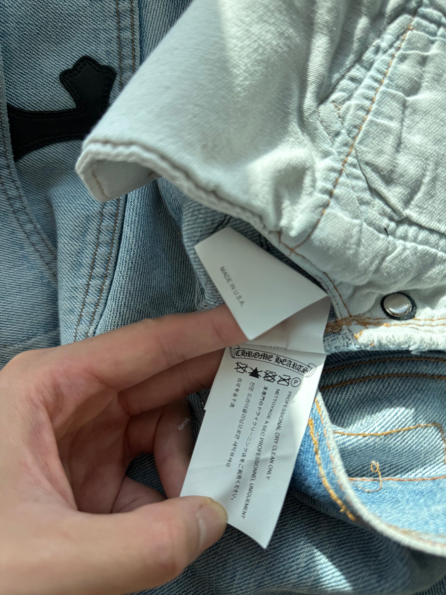 Chrome Hearts Levi’s 501 Cross Patches Jeans