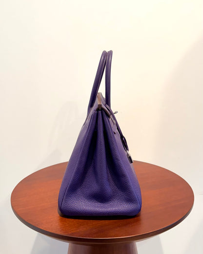 Hermes Togo Birkin 35 Iris