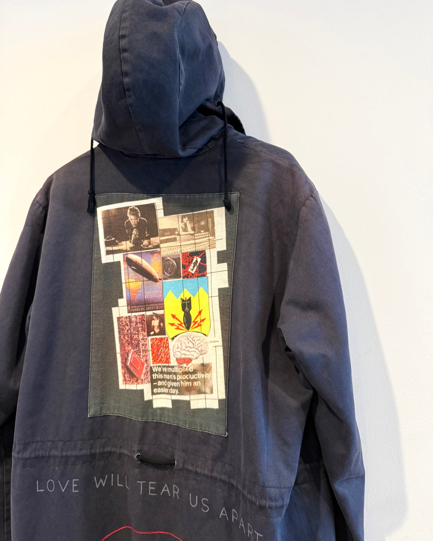 Raf Simons Aw2003 Closer New Order Colleges Parka