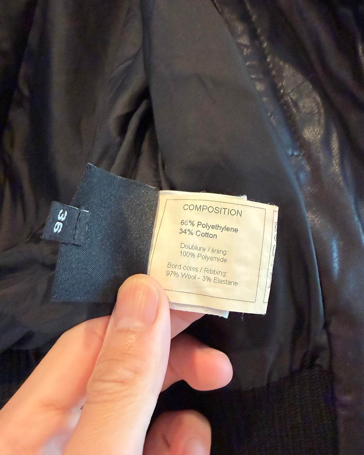 Chanel 08A Cropped Bomber Jacket