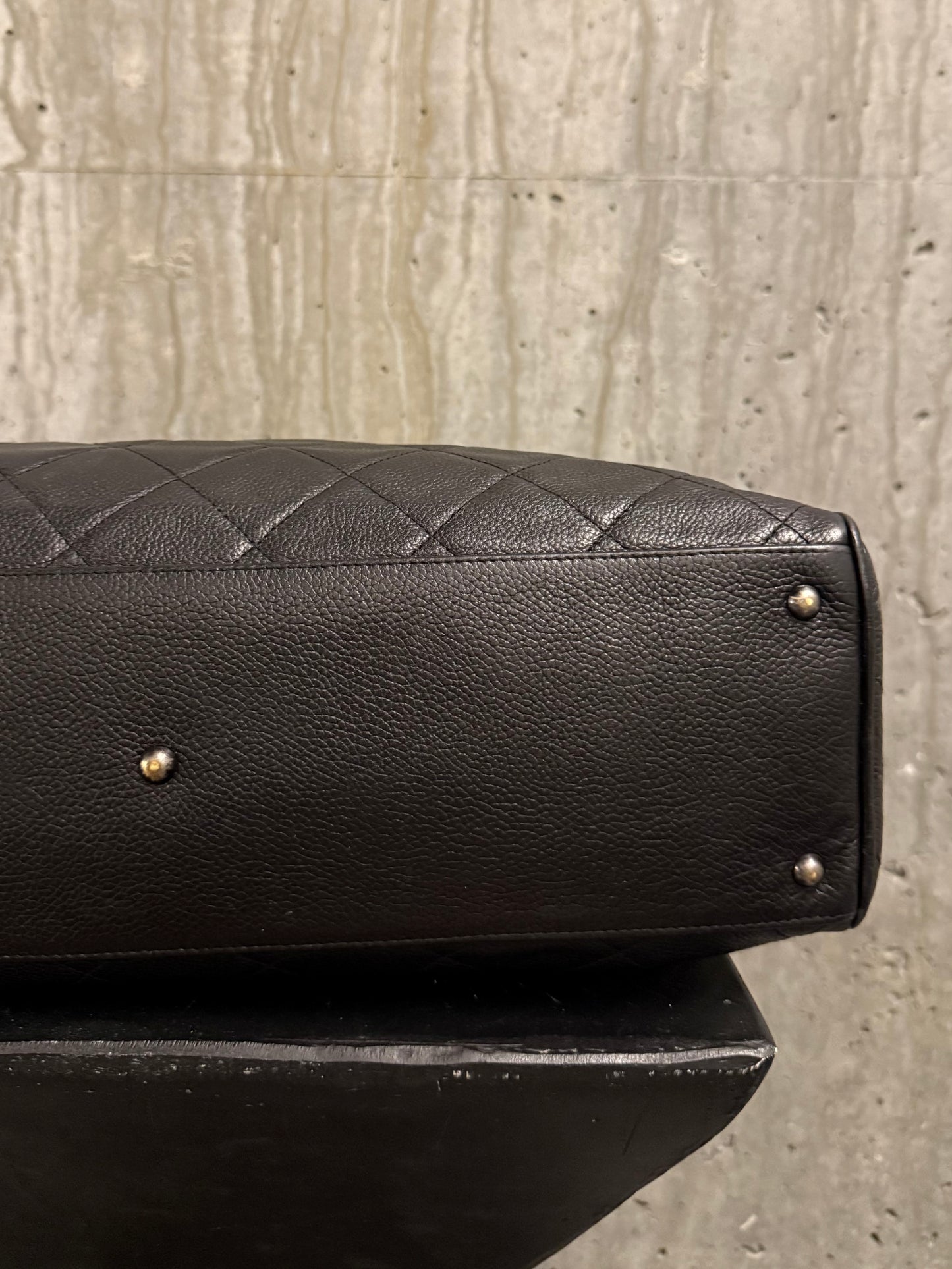 Chanel 2000 Vintage Logo Bowling Bag