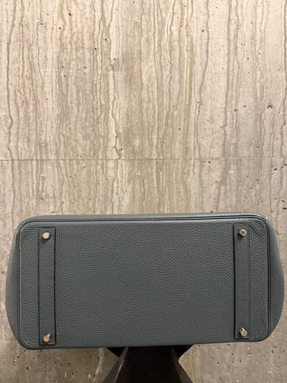 Hermes Togo Birkin 40 Bleu Orage