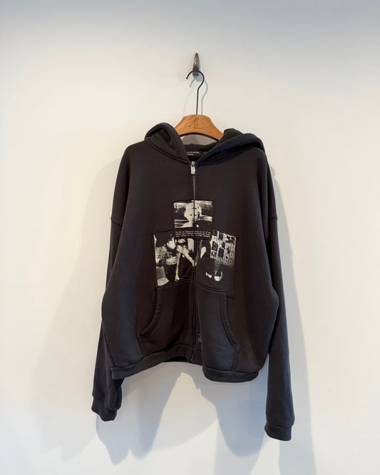 Enfants Riches Deprimes God With A Revolver Assemblage Zip Up Hoodie