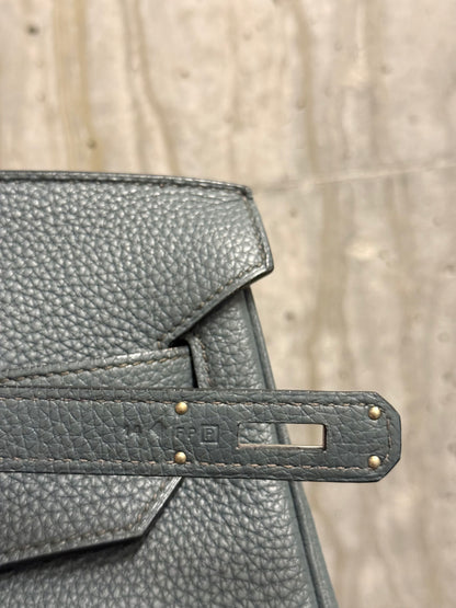 Hermes Togo Birkin 40 Bleu Orage