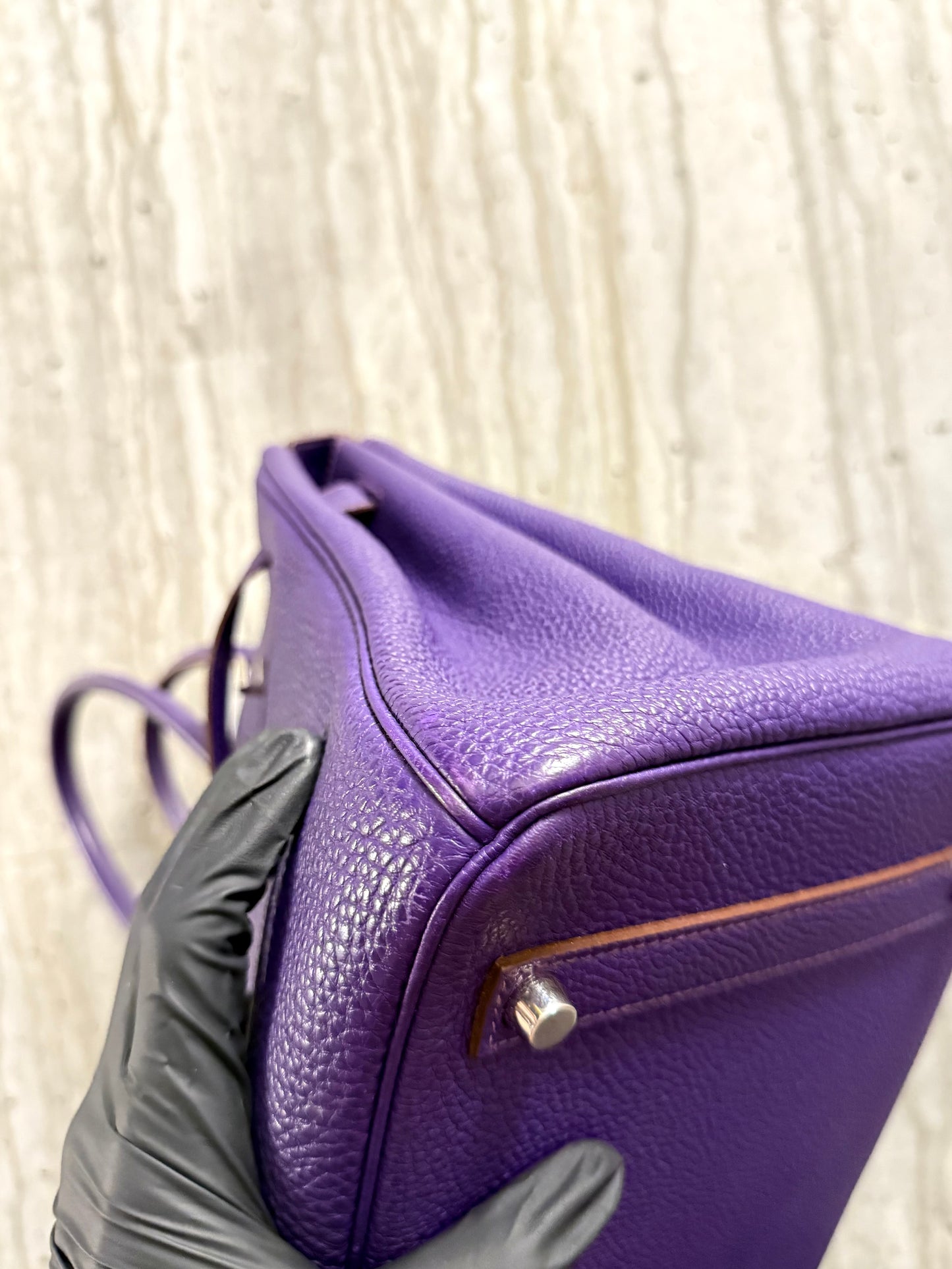 Hermes Togo Birkin 35 Iris