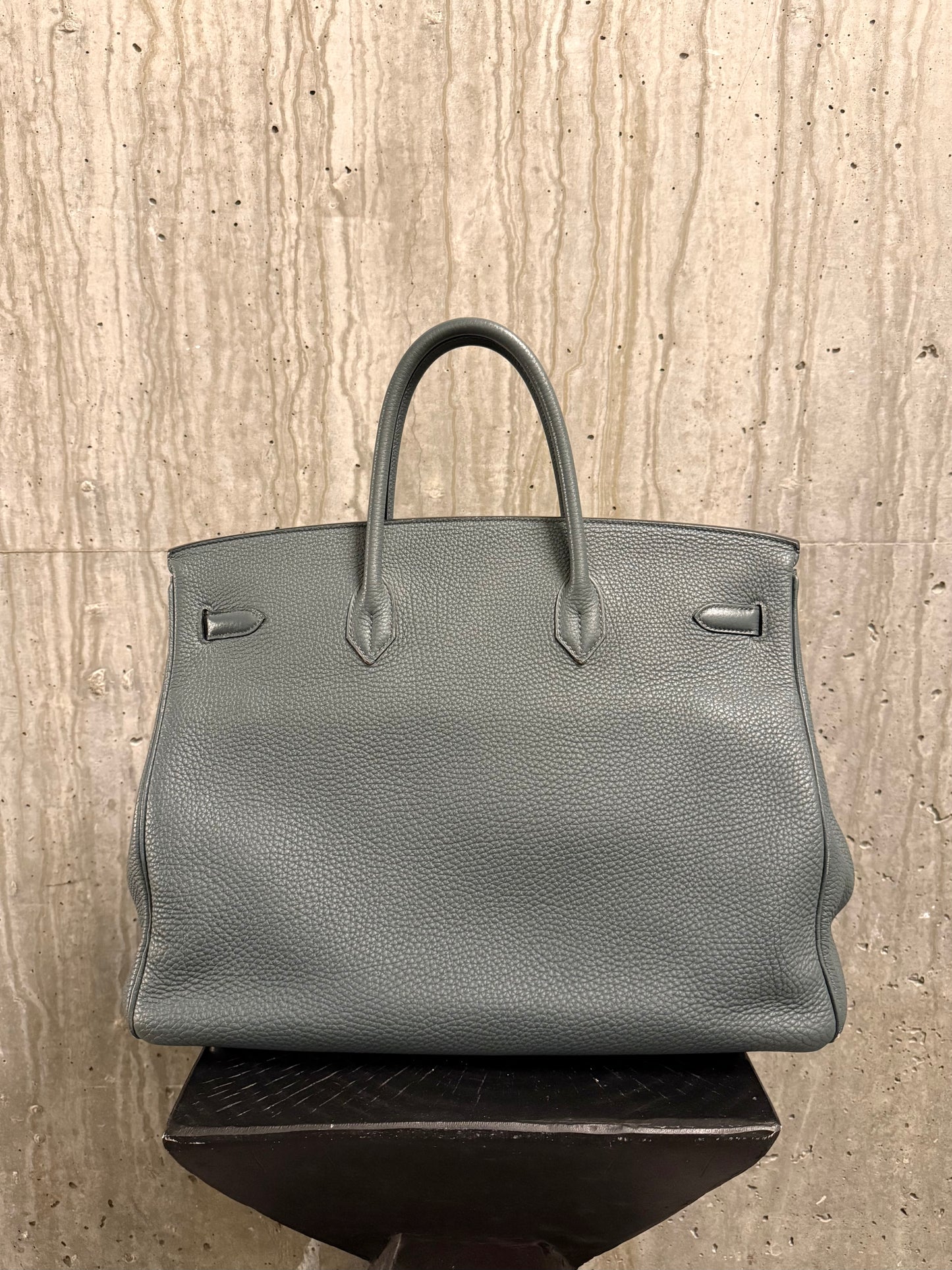 Hermes Togo Birkin 40 Bleu Orage