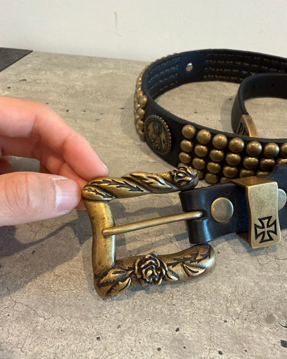 Enfants Riches Déprimes Antique Brass Jesus Coin Belt