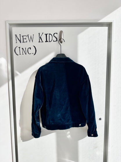 Enfants Riches Deprimes Blue Velvet Jacket