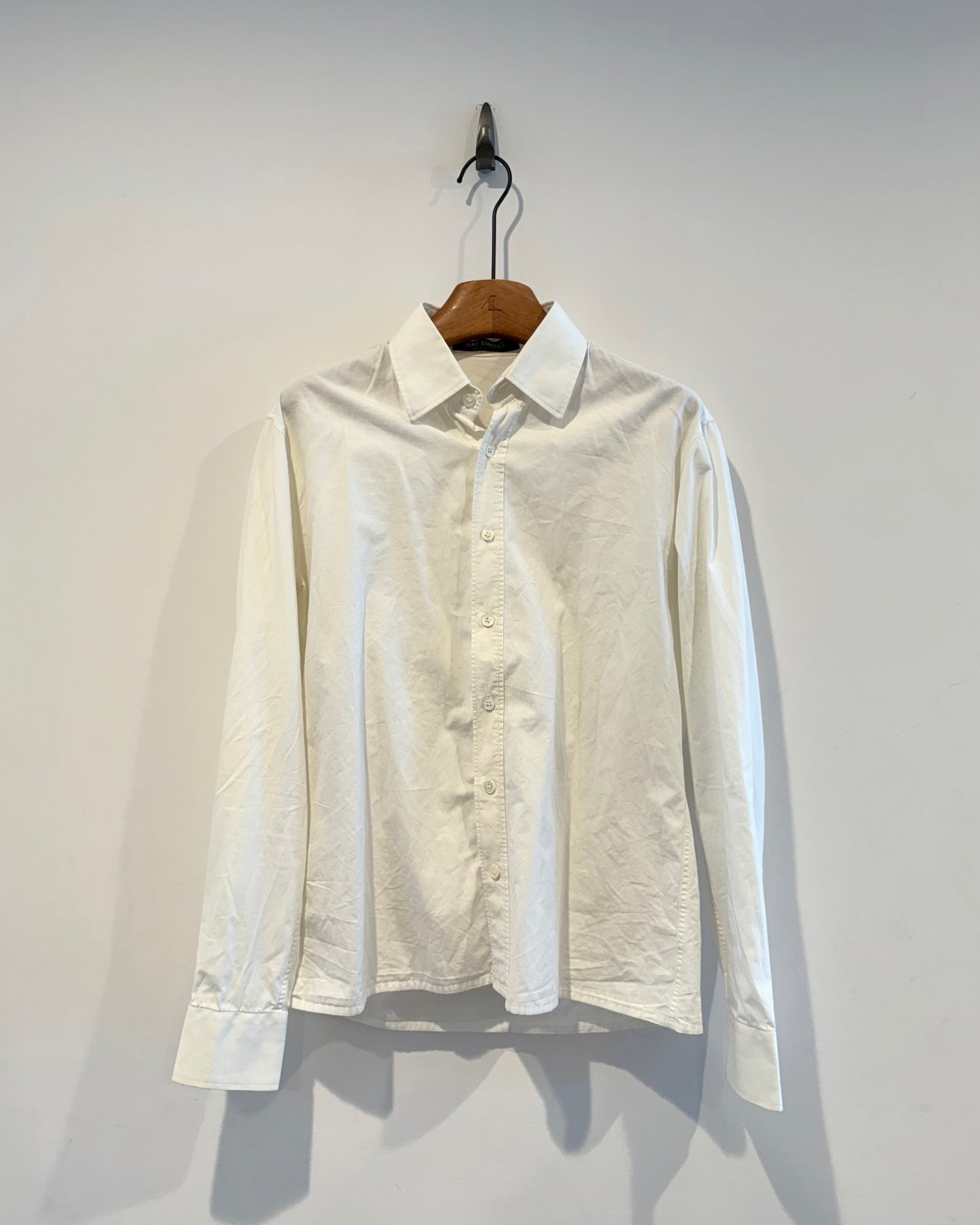 Raf Simons Aw2004 Waves Patched Button Shirt
