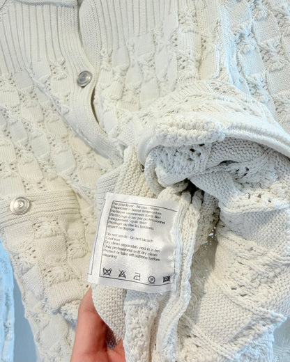 Chanel 05A Hoolow Knit Cardigan