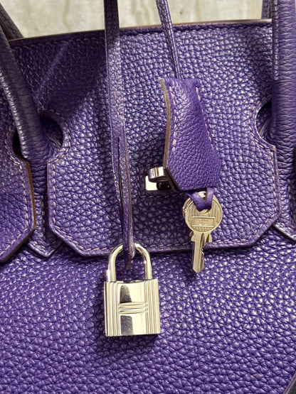 Hermes Togo Birkin 35 Iris