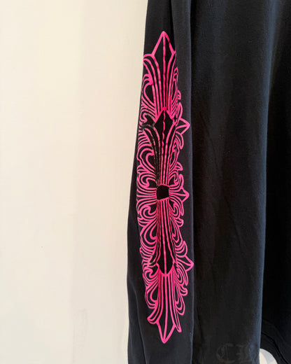 Chrome Hearts Pink Horse Shoes Long Sleeve